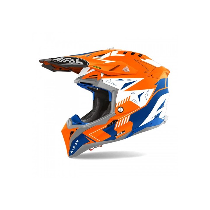 Κράνος Airoh Aviator 3 Spin πορτοκαλί fluo matt