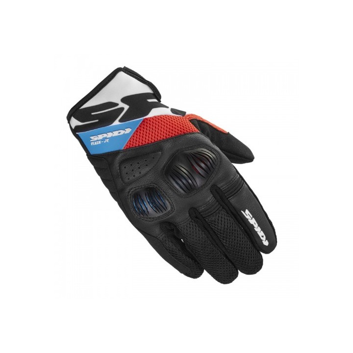 Γάντια Spidi Flash-R Evo red/light blue 085