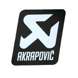 Αυτοκολητο  AKRAPOVIC - P-VST17AL - 60x75mm - Heat resistant Black.