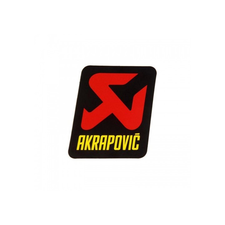 Αυτοκολητα AKRAPOVIC - P-VST2AL - 60x75mm - Heat resistant.