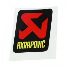 Αυτοκολητα  AKRAPOVIC - P-HST13AL - 45x60mm - Heat resistant.