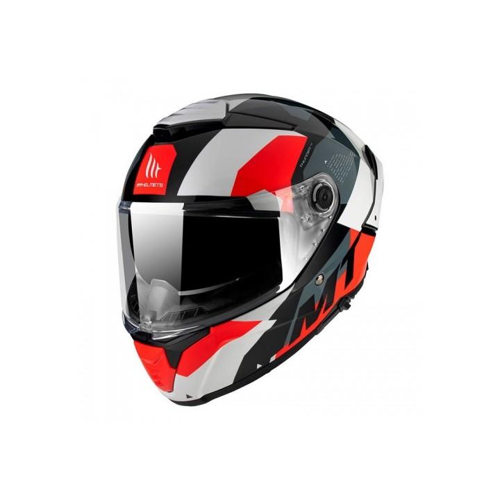 Κράνος MT Thunder 4 SV Fade A0 άσπρο gloss pearl