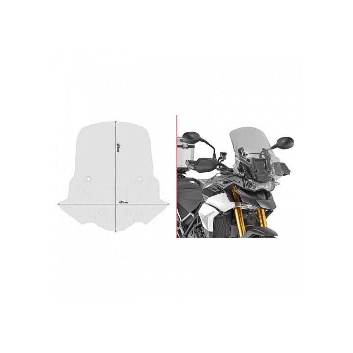 Ζελατίνα Givi D6415S Triumph Tiger 900 '20-'24