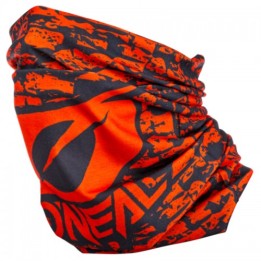 Φουλάρι Oneal Neckwarmer Wall μαύρο/κόκκινο