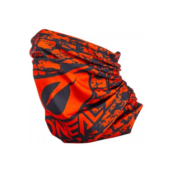 Φουλάρι Oneal Neckwarmer Wall μαύρο/κόκκινο