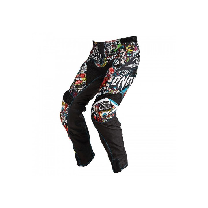 MX παντελόνι Oneal Mayhem Crank μαύρο/multicolor
