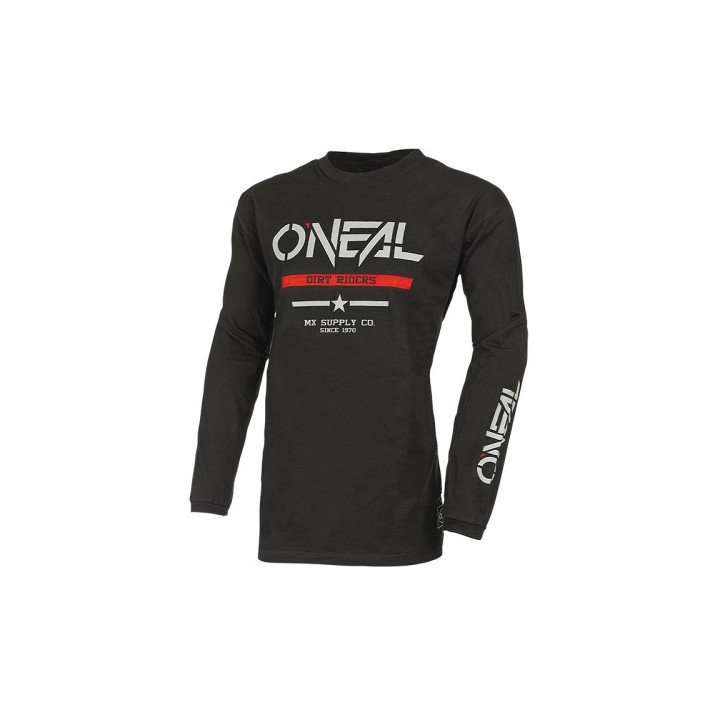 Μπλούζα Oneal Element Cotton Squadron V.22 μαύρο/γκρι