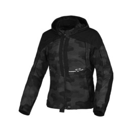 Macna Μπουφάν Μηχανής Territor Γυναικείο 4 εποχών μαύρο camo 180