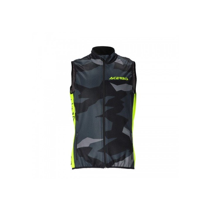 Γιλέκο Acerbis X-Wind softshell 23441.318 μαύρο/κίτρινο