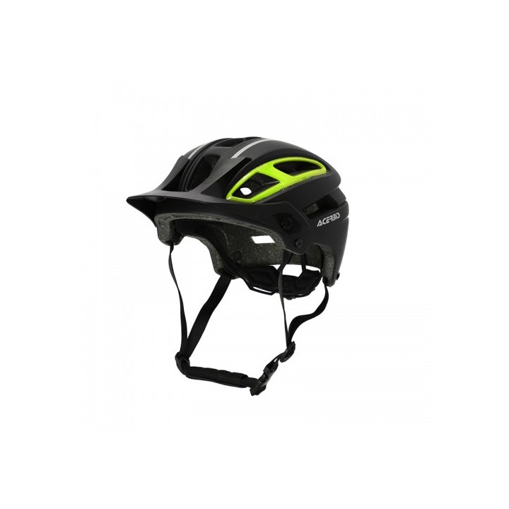 Κράνος Acerbis 24665.444 Double.P  μαύρο/fluo κίτρινο