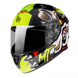 Κράνος MT Targo Crazydog G3 κίτρινο