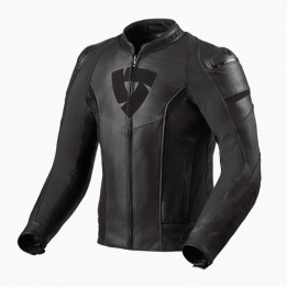 Rev'It Μπουφάν Glide Vintage Δερμάτινο μαύρο