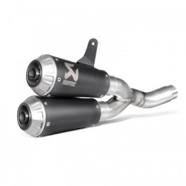 Τελικά Akrapovic open Round Black _  S-D8SO4-CUBTBL/1 _ DUCATI Monster 797 '17-20/Scrambler Café Rac