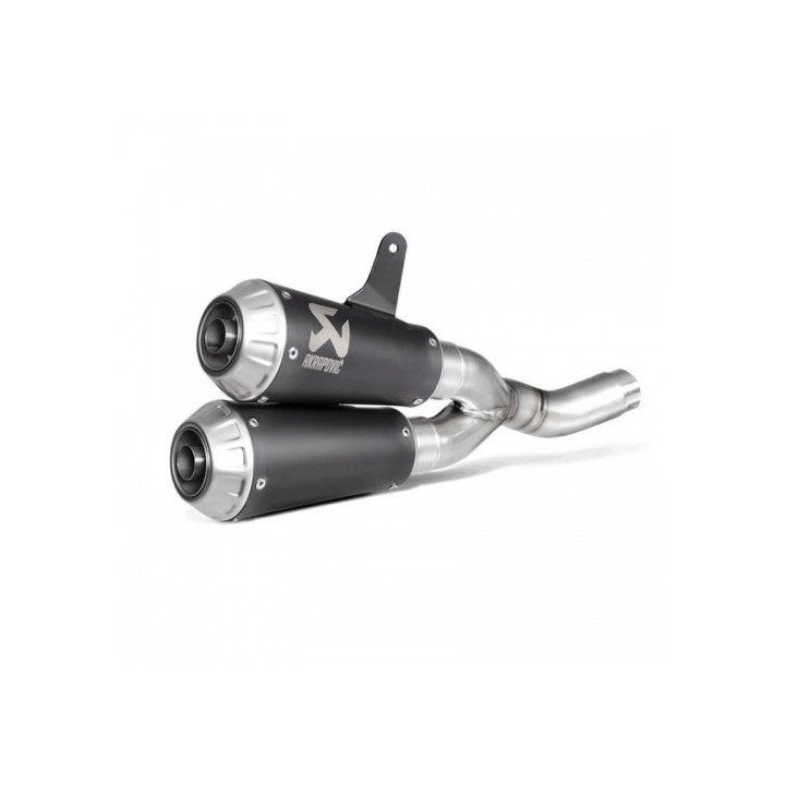 Τελικά Akrapovic open Round Black _  S-D8SO4-CUBTBL/1 _ DUCATI Monster 797 '17-20/Scrambler Café Rac