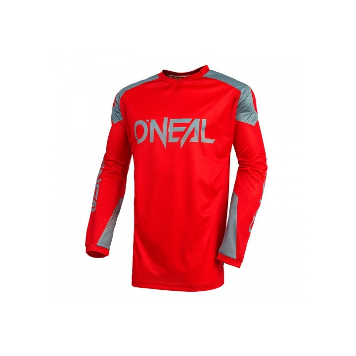 MX Μπλούζα Oneal Matrix Ridewear κόκκινο/γκρι