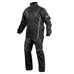 Αδιάβροχο σετ Nordcode Rainsuit Wave μαύρο