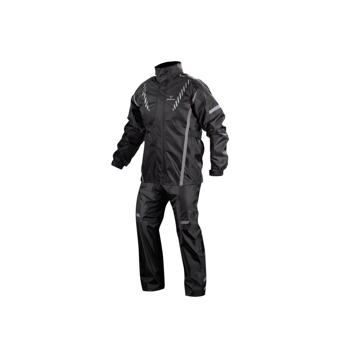 Αδιάβροχο σετ Nordcode Rainsuit Wave μαύρο