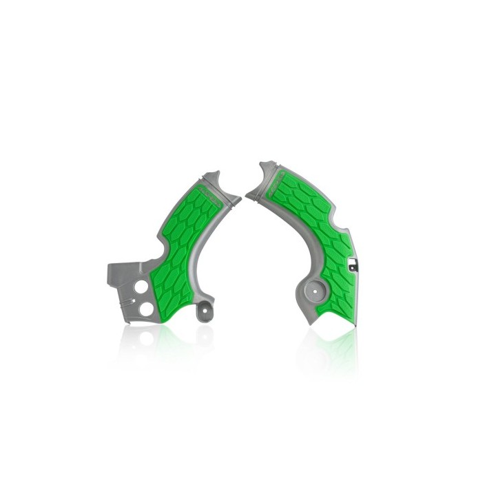 22574.297-ΠΡΟΣΤΑΣΙΑ ΣΚΕΛΕΤΟΥ X-GRIP KAW KXF 250 '17 ΓΚΡΙ-ΠΡΑΣΙΝΟ ACERBIS