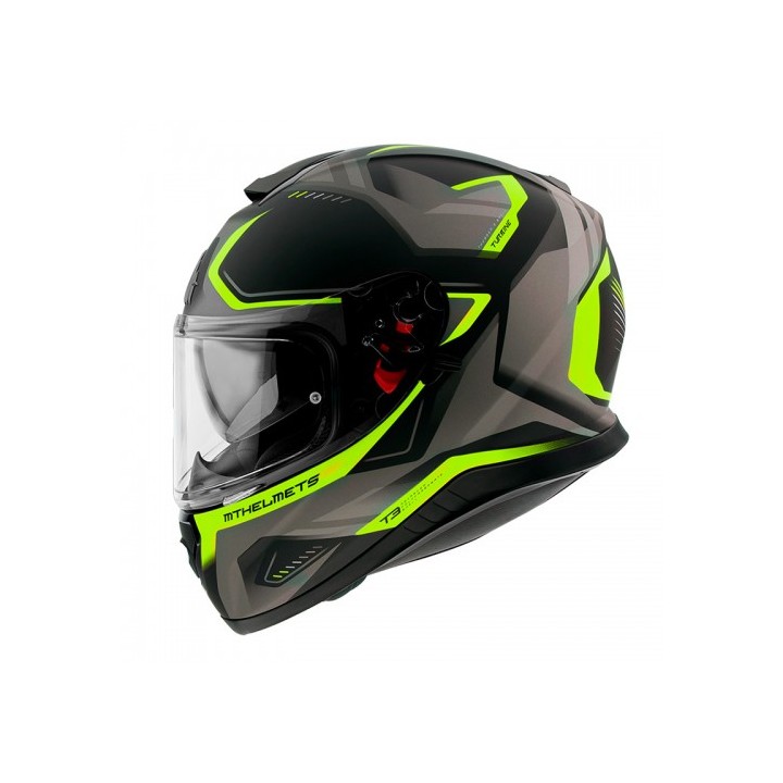 Κράνος MT Thunder 3 SV Turbine C3 μαύρο/fluo κίτρινο ματ
