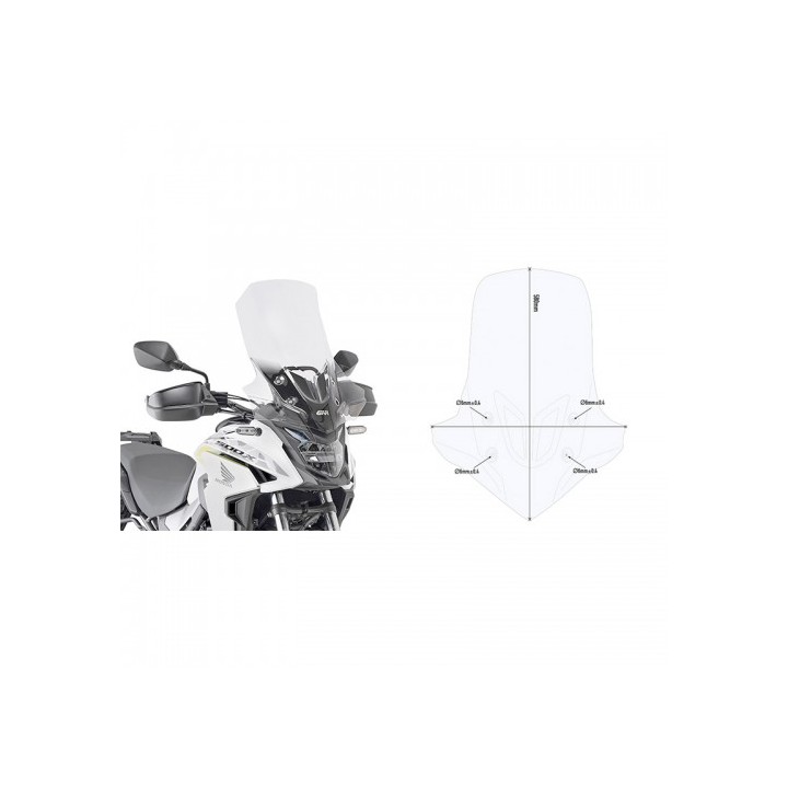 Ζελατίνα Givi D1171ST Honda CB500X '19-'23