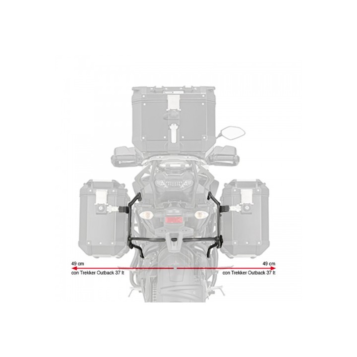 Βάσεις πλαϊνών βαλιτσών Givi PL2139CAM Yamaha TRACER 900/GT '18-'19