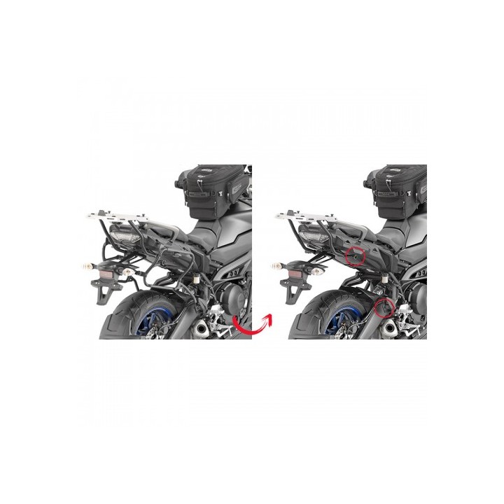 Βάσεις πλαϊνών βαλιτσών V37 PLXR2139_TRACER 900/GT 2018 Yamaha GIVI