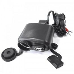 Διπλή παροχή USB + αναπτήρα Booster _ 180 3026