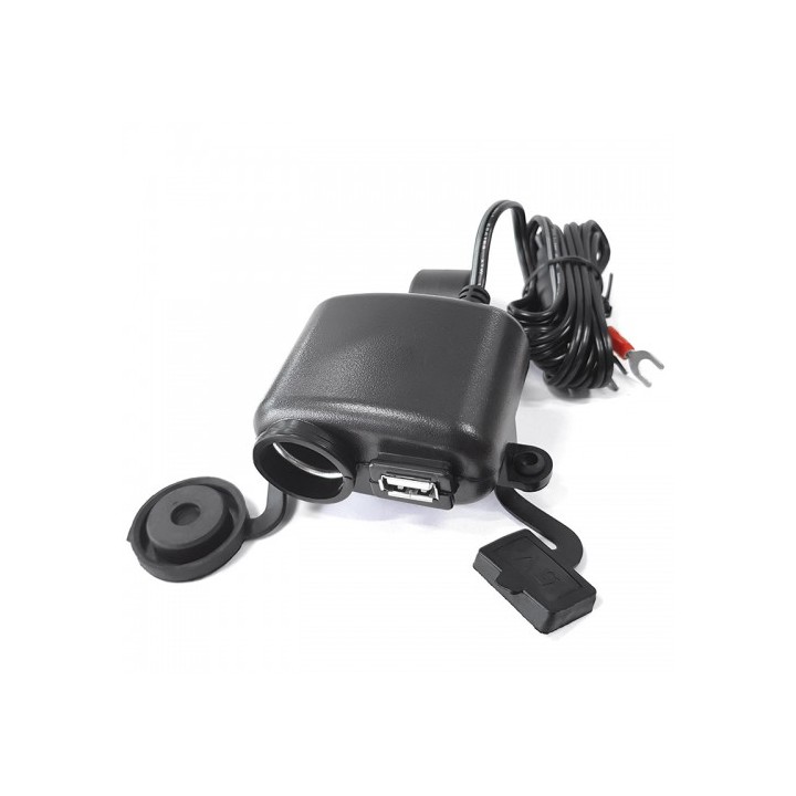Διπλή παροχή USB + αναπτήρα Booster _ 180 3026
