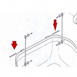 Πύρος μεντεσέ Z635R_E470/E350/E30 givi