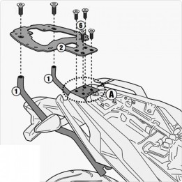 Σχάρα Givi SR5125 Bmw G310R '17