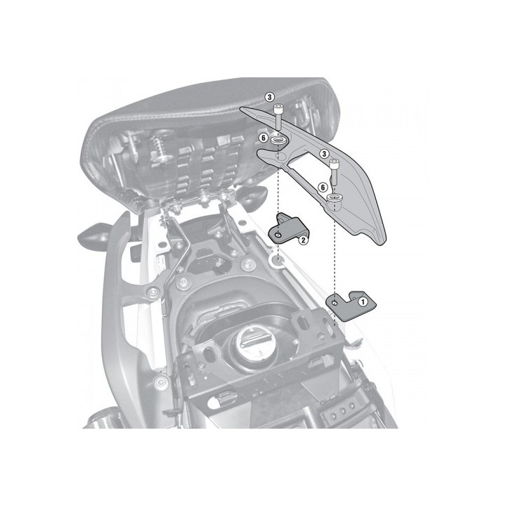 1111KIT για  PL/PLX/TE βάσεις για  NC700 X'12-NC750X'14  GIVI