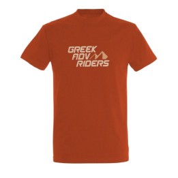 T-Shirt GreekAdvRiders terracotta