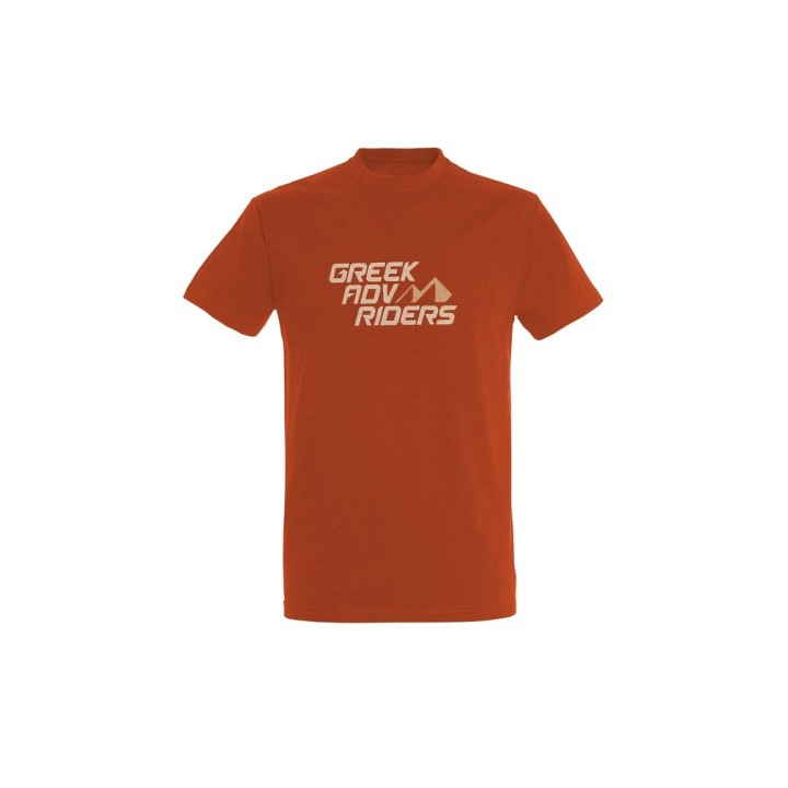 T-Shirt GreekAdvRiders terracotta