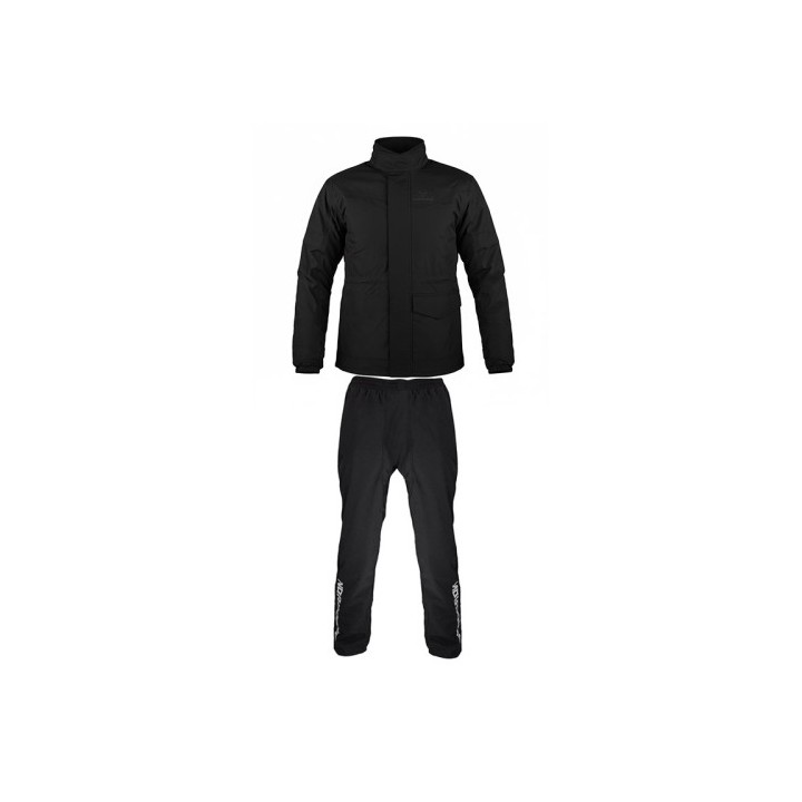 Αδιάβροχο & διαπνεον σετ 10K Nordcode Rainsuit Wave Evo μαύρο