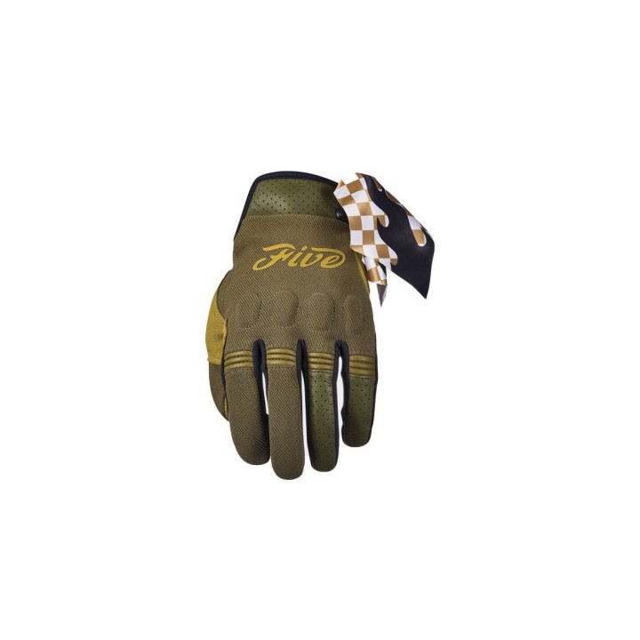 Γάντια Five Scrambler lady χακί/tan vintage
