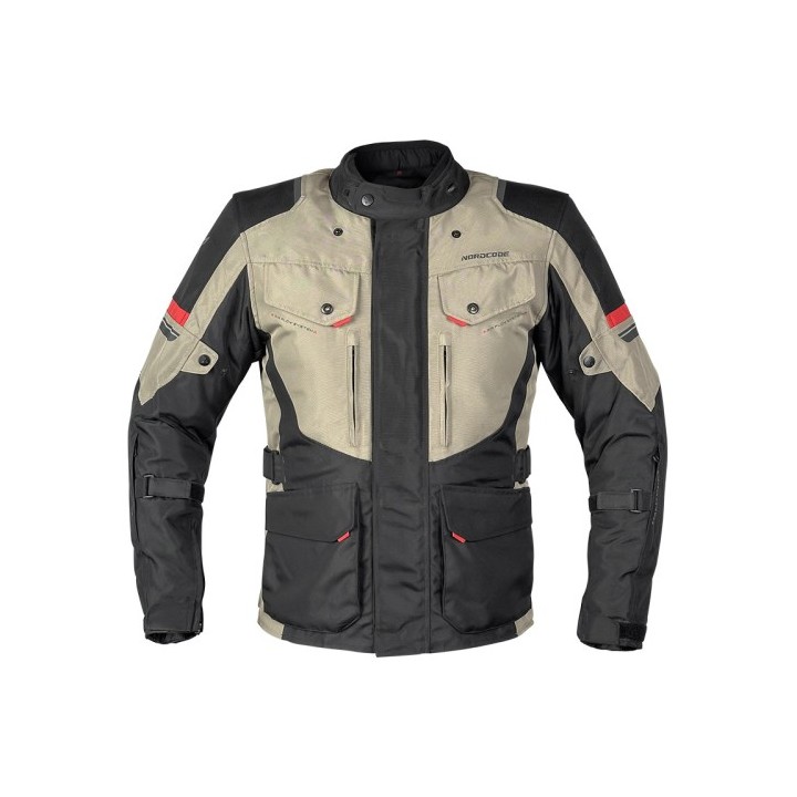 Nordcode Μπουφάν Dust Oversize μαύρο/άμμου