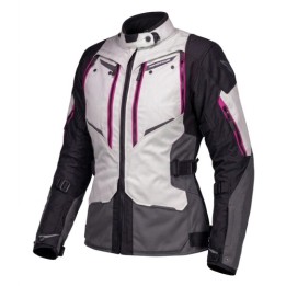 Nordcode Μπουφάν Odyssey Γυναικείο Light Grey/Pink Fluo