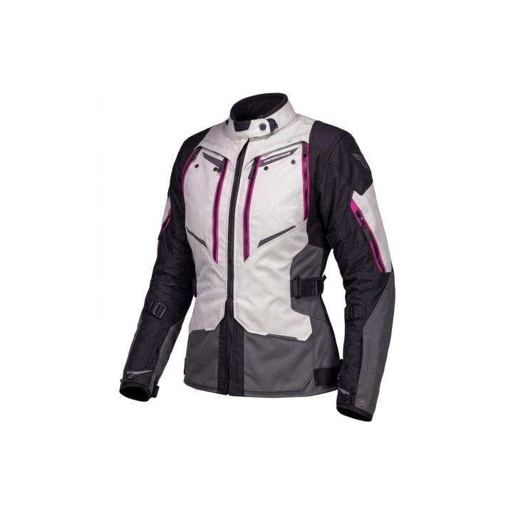 Nordcode Μπουφάν Odyssey Γυναικείο Light Grey/Pink Fluo