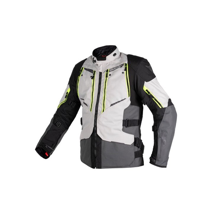 Nordcode Μπουφάν Odyssey light grey/fluo
