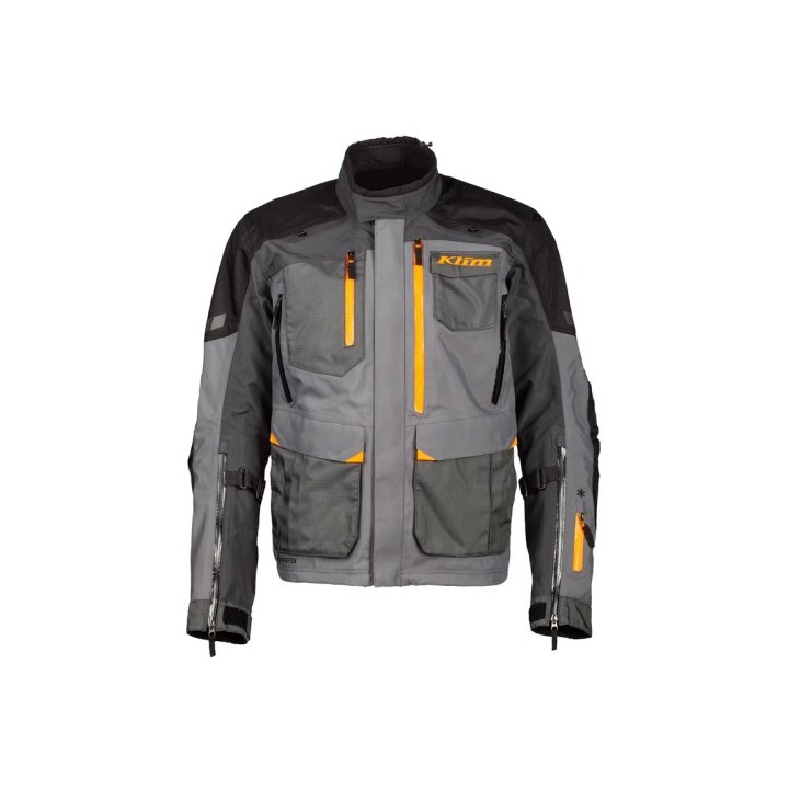 Klim Μπουφάν Carlsbad Oversize Asphalt/Strike πορτοκαλί