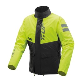 Αδιάβροχο μπουφάν Tur Roadtrip Hydroscud®  μαύρο/fluo