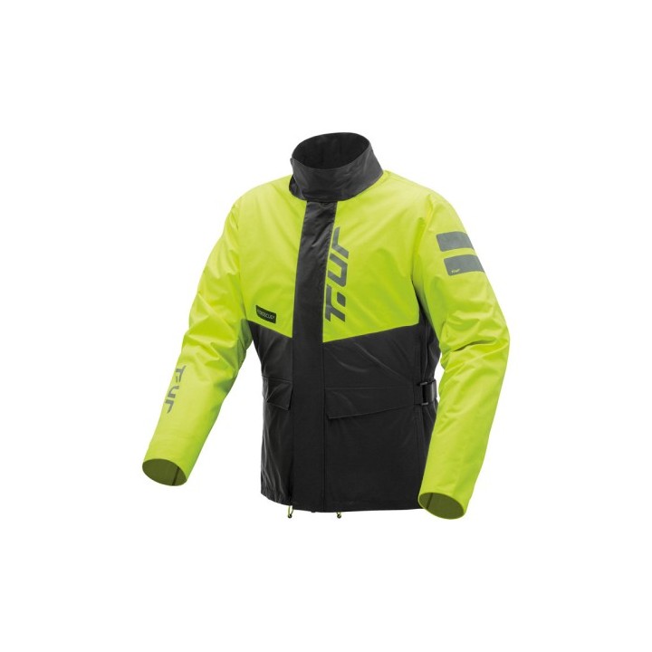 Αδιάβροχο μπουφάν Tur Roadtrip Hydroscud®  μαύρο/fluo