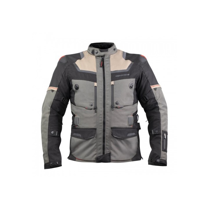 Nordcode Μπουφάν Adventure Evo 24 Oversize γκρι/λαδί/άμμου