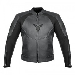 Nordcode Μπουφάν Racer Δερμάτινο Oversize μαύρο