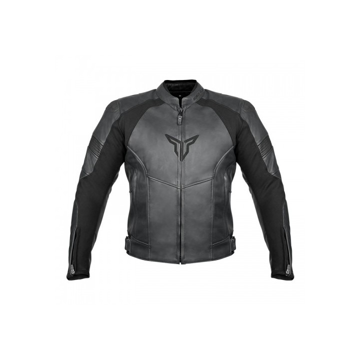 Nordcode Μπουφάν Racer Δερμάτινο Oversize μαύρο
