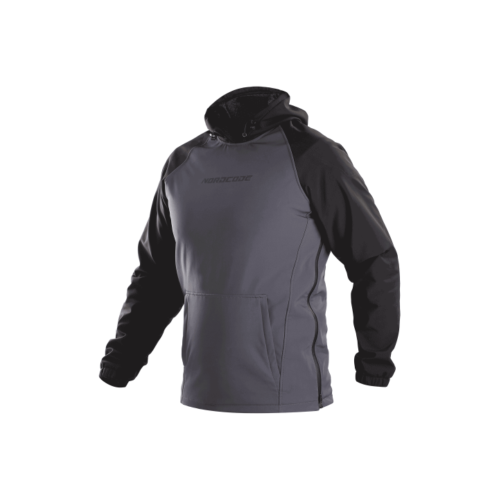 Nordcode Lynx Hoodie μαύρο/γκρι