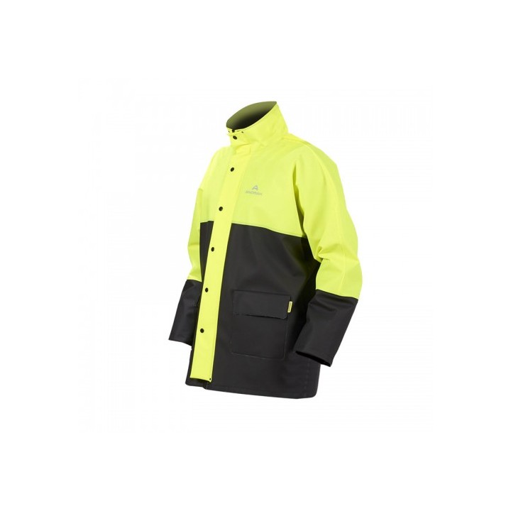 Αδιάβροχο μπουφάν Anorak Road fluo/black