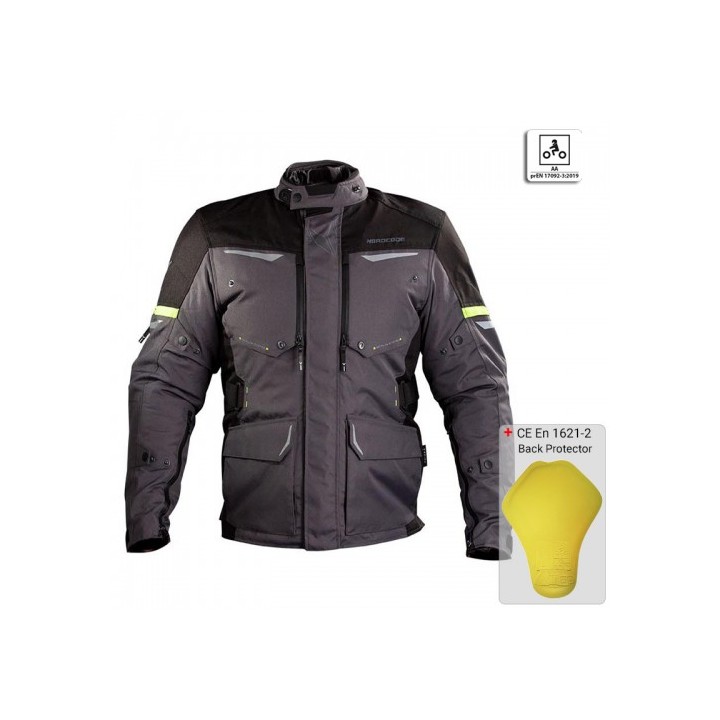 Nordcode Μπουφάν Senegal Oversize σκούρο γκρι/fluo