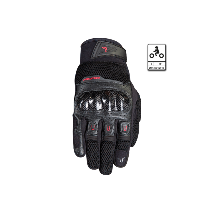 Γάντια Nordcode Air Tech μαύρο/κόκκινο
