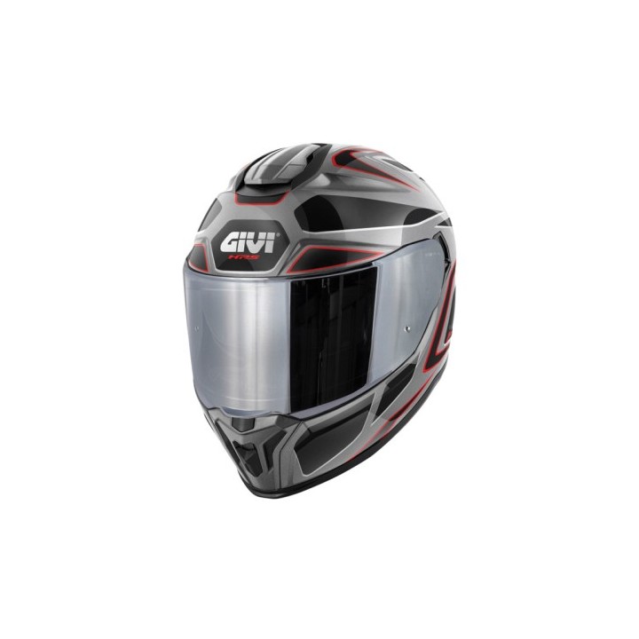 Κράνος Givi H55.1 Zephir black/silver/red gloss (Pinlock + Extra Visor Included)